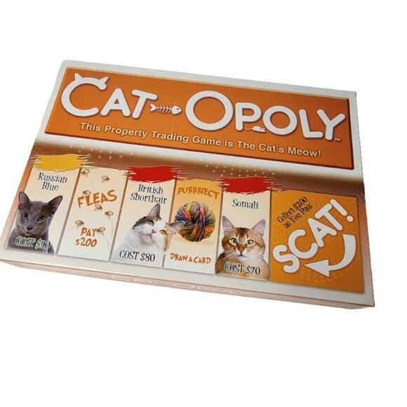 CAT-OPOLY Board Game  Monopoly Catopoly By Late For The Sky - Picture 1 of 4